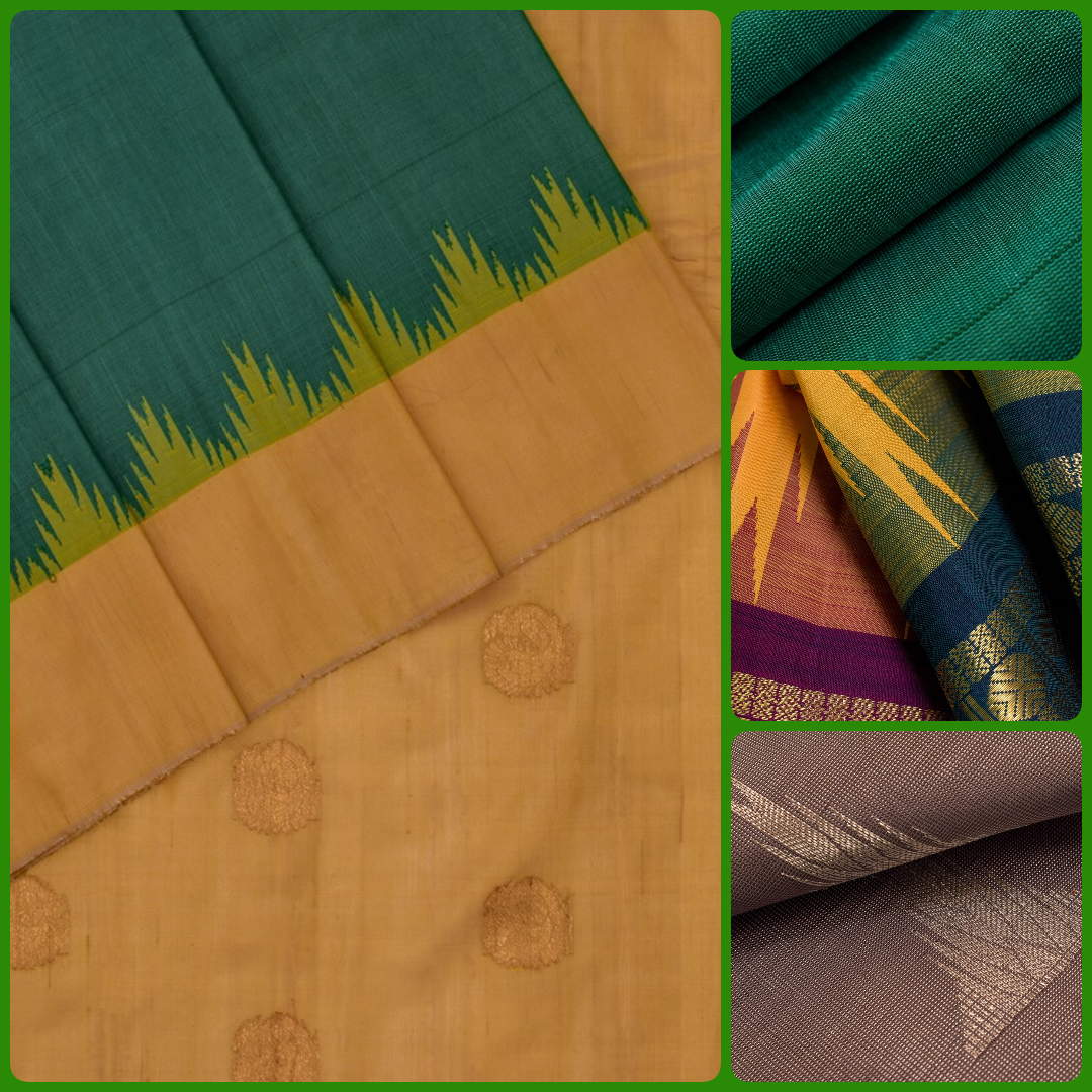 Exploring the Tradition of Temple Border Kanjivaram Silks