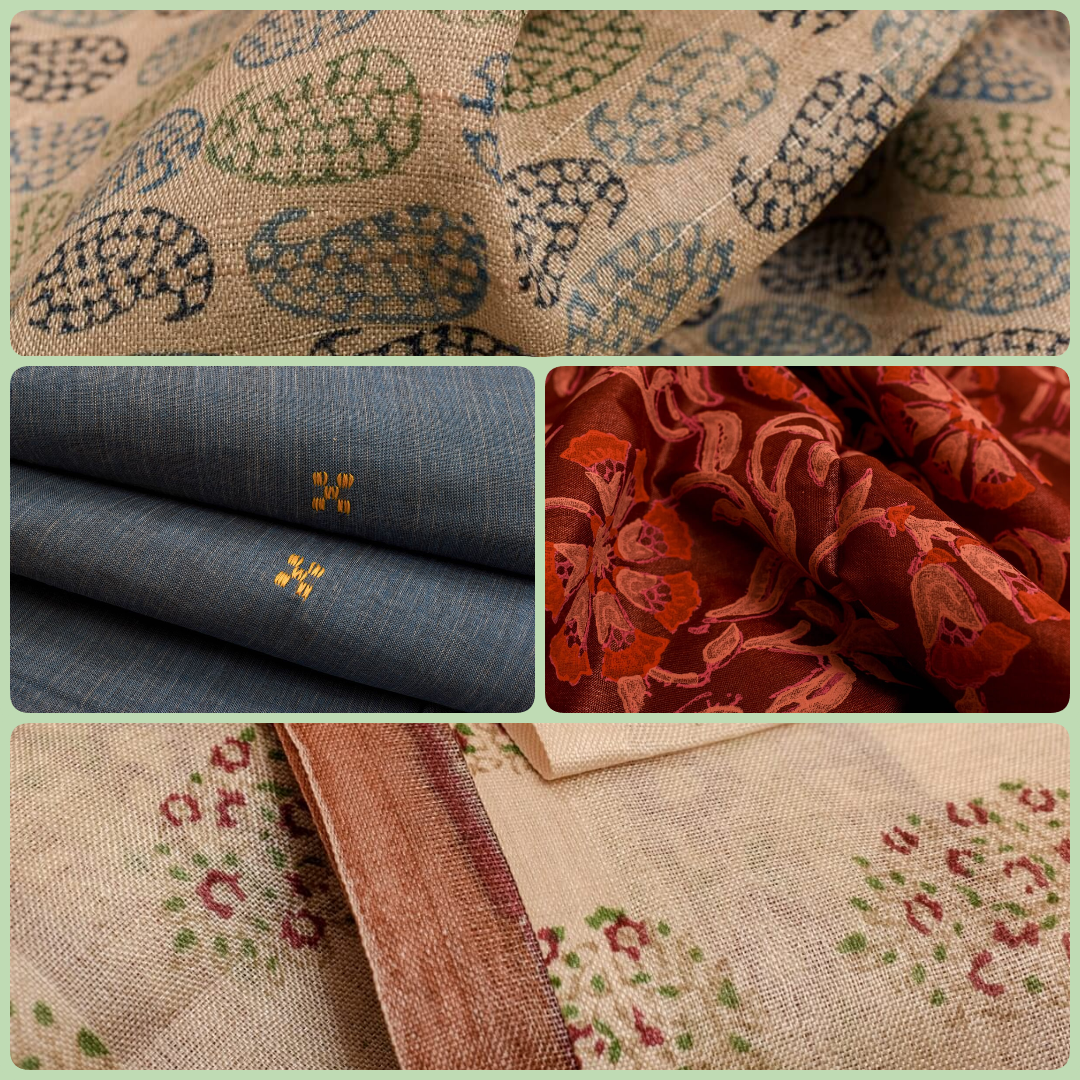 The Delightful Artistry of Tussar Silk Saris