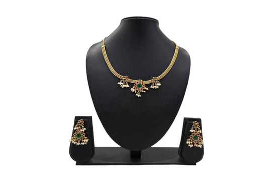 Parasvii jewels neckpiece set TS27N033