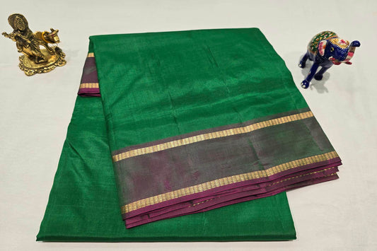 A Silk Weave Nine And A Half Yards Silk Saree PSAC0901259