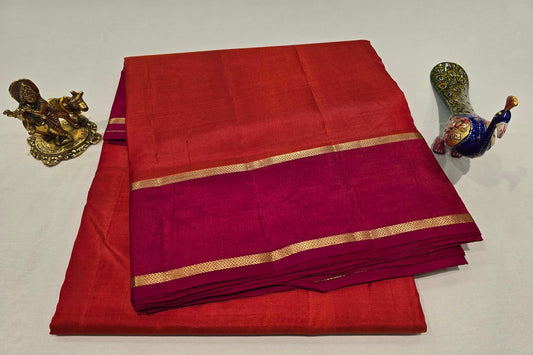 A Silk Weave Nine And A Half Yards Silk Saree PSAC0901269