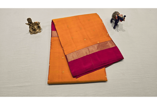 A Silk Weave Nine And A Half Yards Silk Saree PSAC0901274