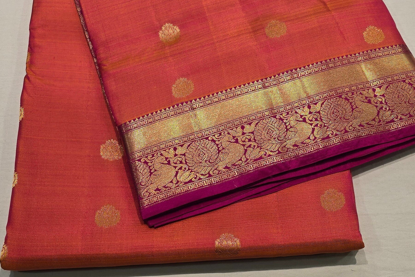 A Silk Weave Nine And A Half Yards Silk Saree PSAC0901278