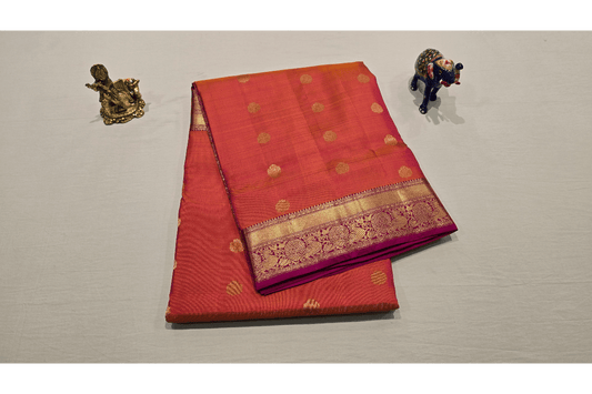 A Silk Weave Nine And A Half Yards Silk Saree PSAC0901278