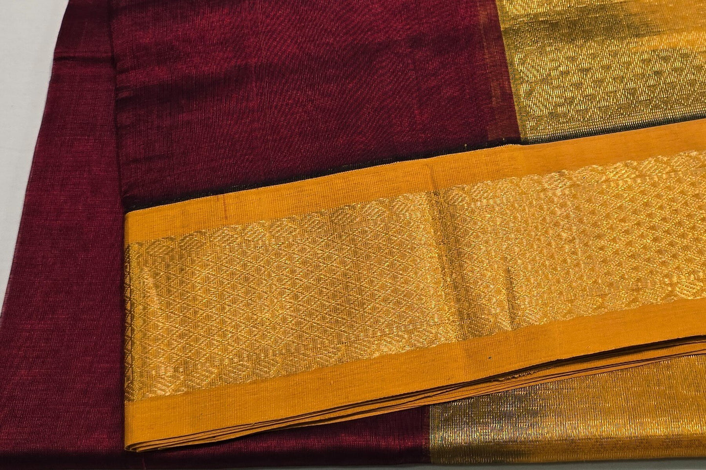 Maroon Silk Cotton Sarees by Shreenivas Silks PSSR014412