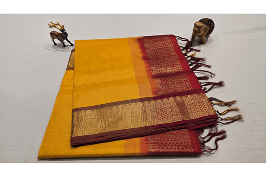 Silk Cotton Sarees by Shreenivas Silks PSSR014425