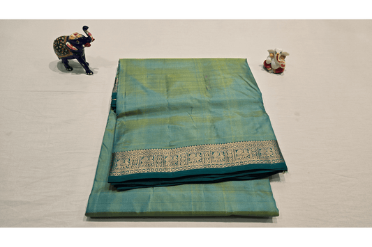 A Silk Weave Nine And A Half Yards Silk Saree PSAC0901289