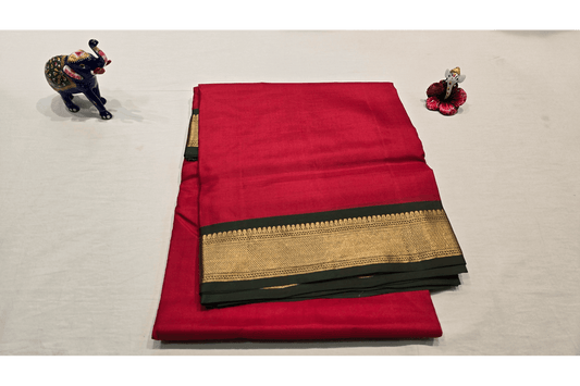 A Silk Weave Nine And A Half Yards Silk Saree PSAC0901304