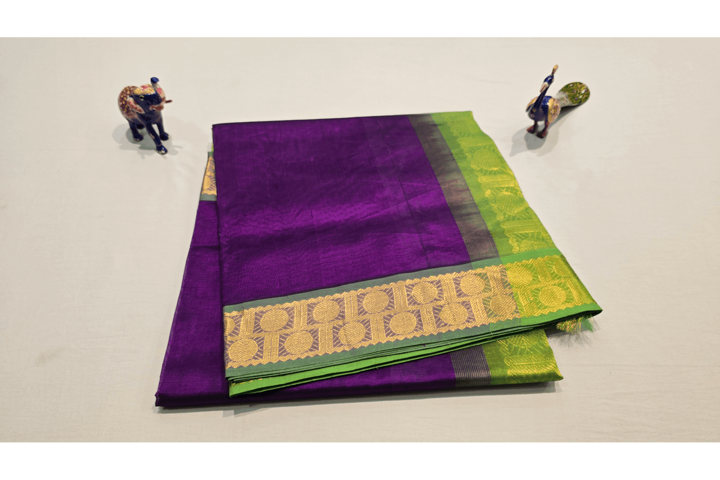 Nine And A Half Yards Silk Cotton Saree by Shreenivas silks PSSR014637