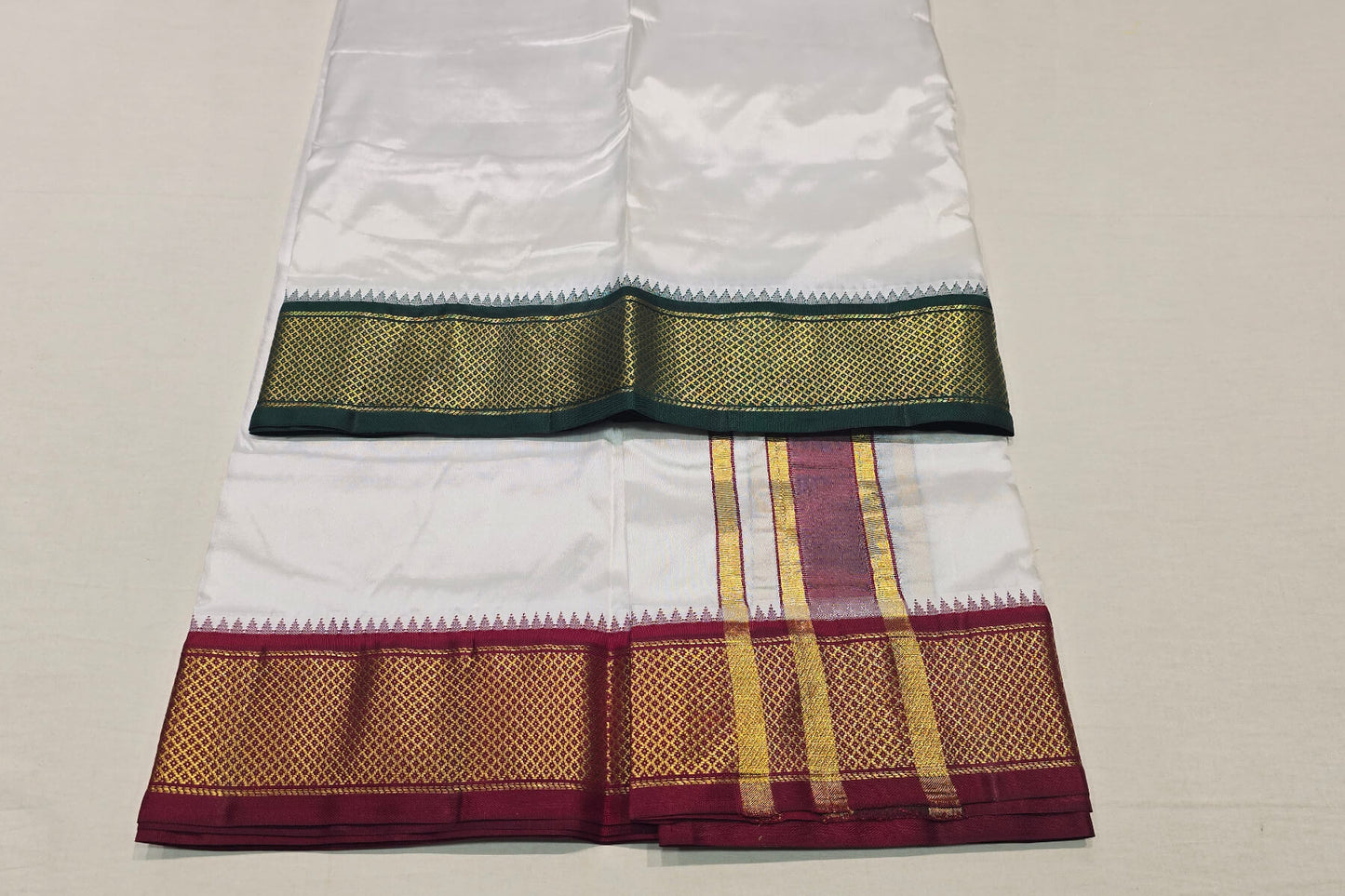 Wedding Silk Dhoti by Shreenivas silks PSSR01DH028