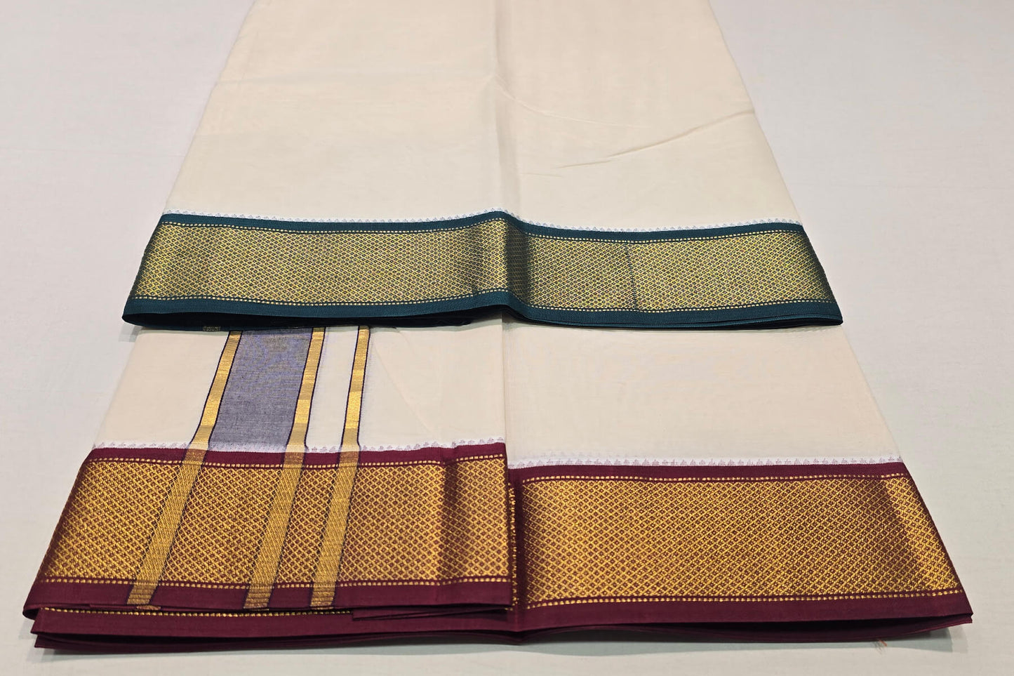 Cotton Muhurtham Dhoti by Shreenivas silks PSSR01DH038