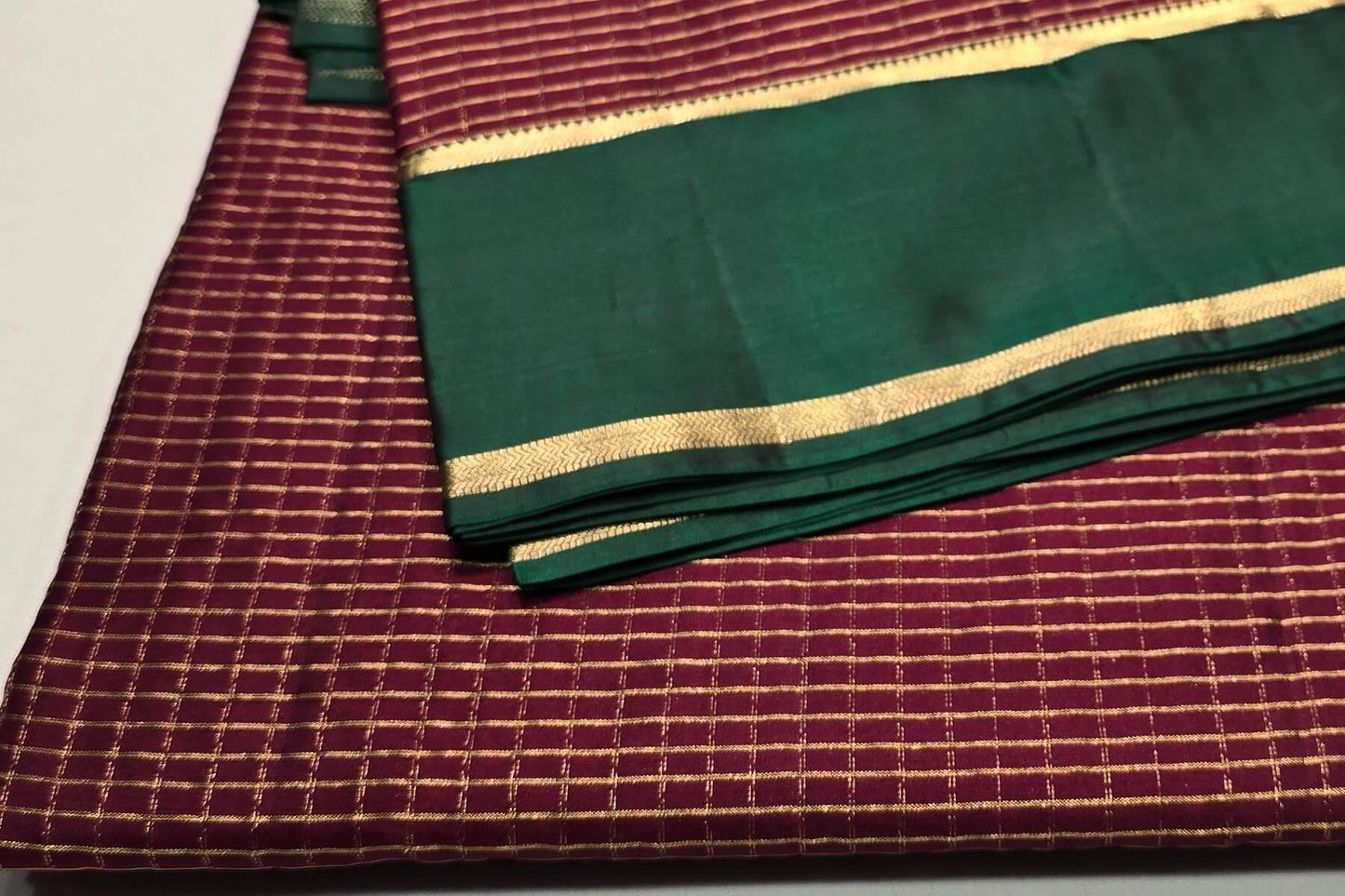 Nine And A Half Yards Silk Saree by A Silk Weave PSAC0901371