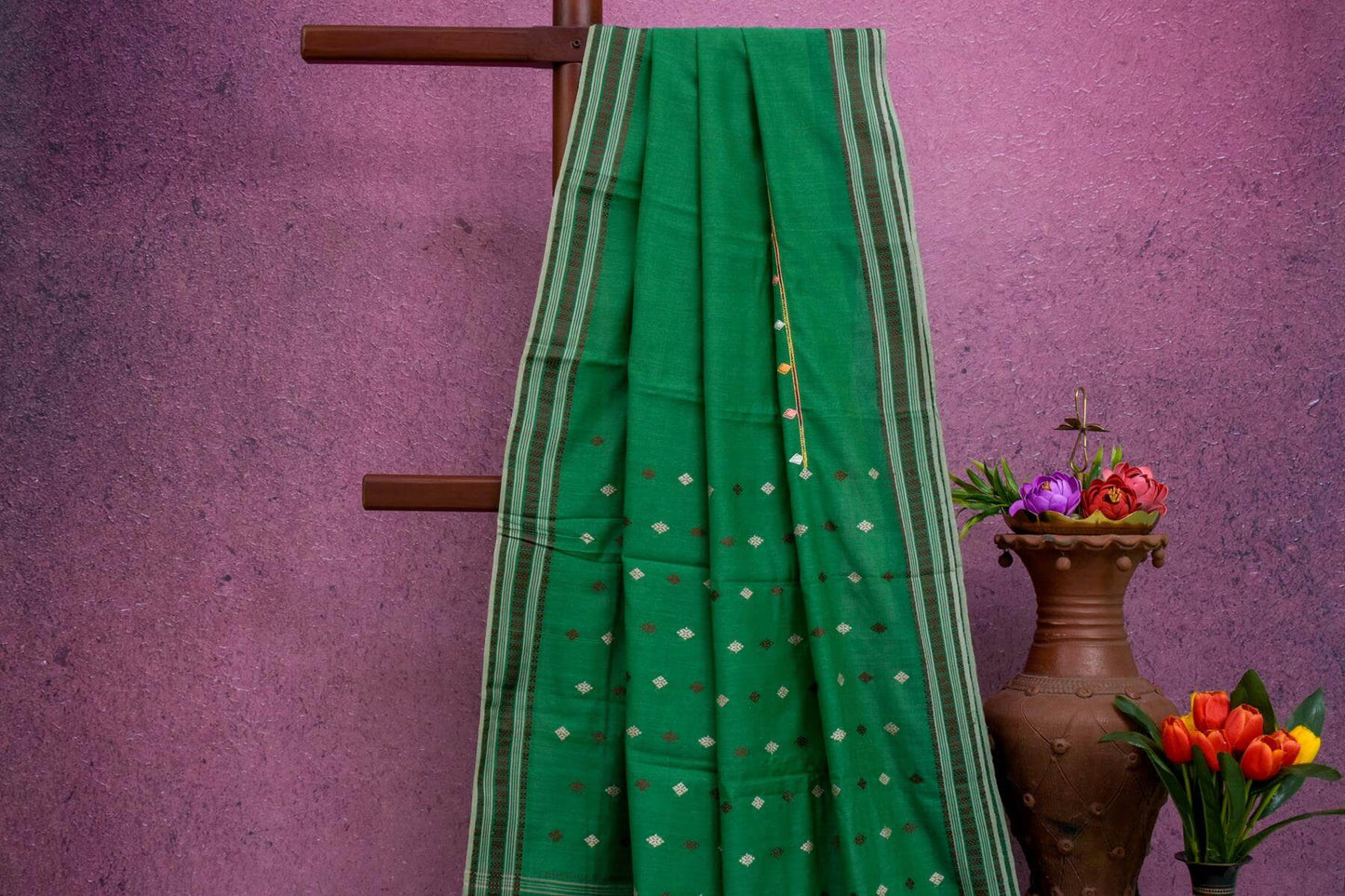 Bhagalpuri Cotton Saree by Kalakriti Weaves PSKL340006