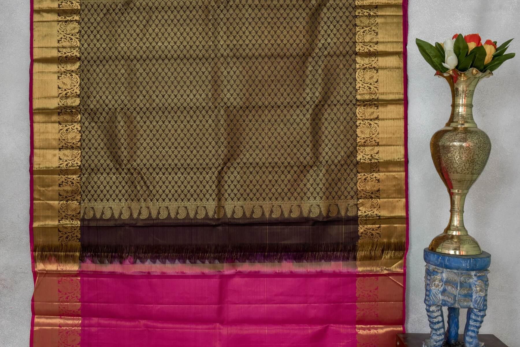 Sita mahalakshmi Kanjivaram silk saree PSSM05SMLRAM240308