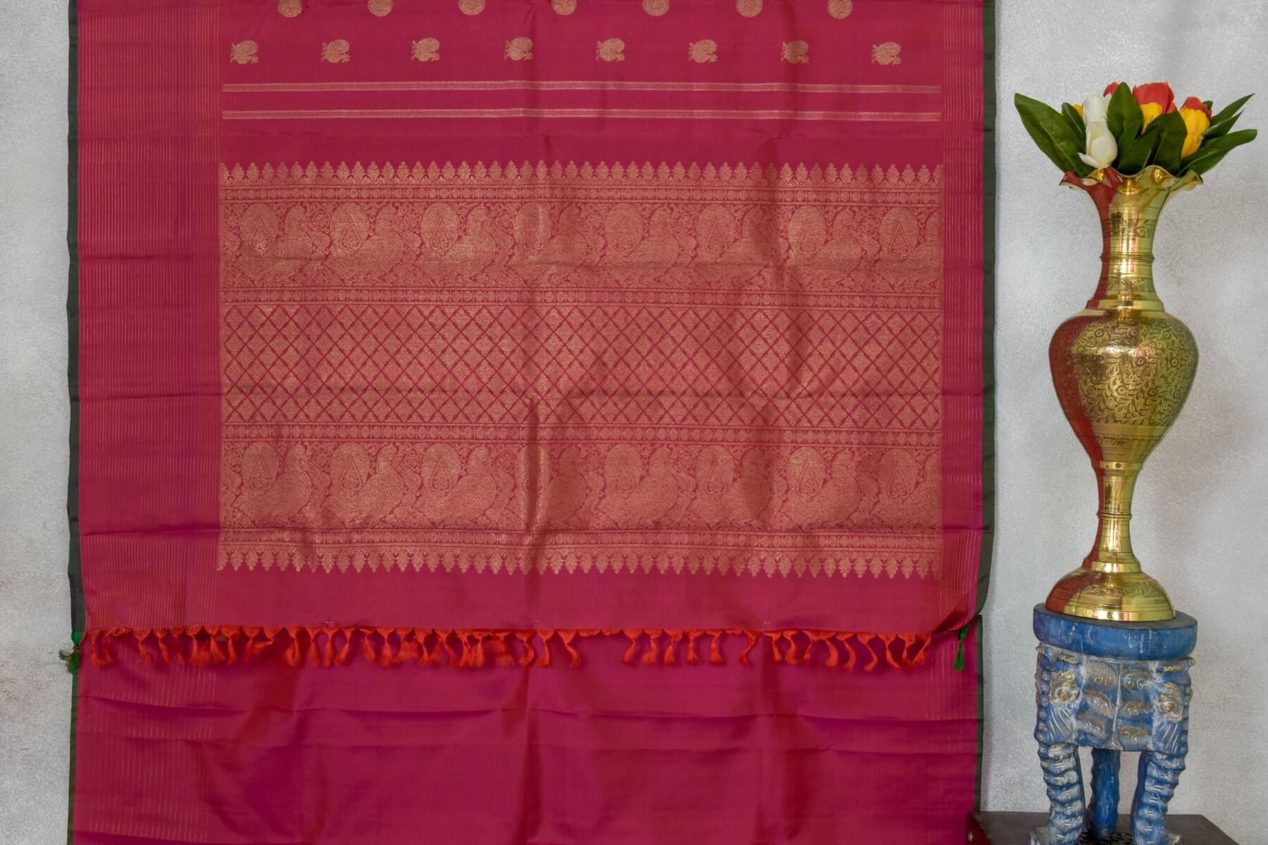 Sita mahalakshmi Kanjivaram silk saree PSSM05SMLRAM240318