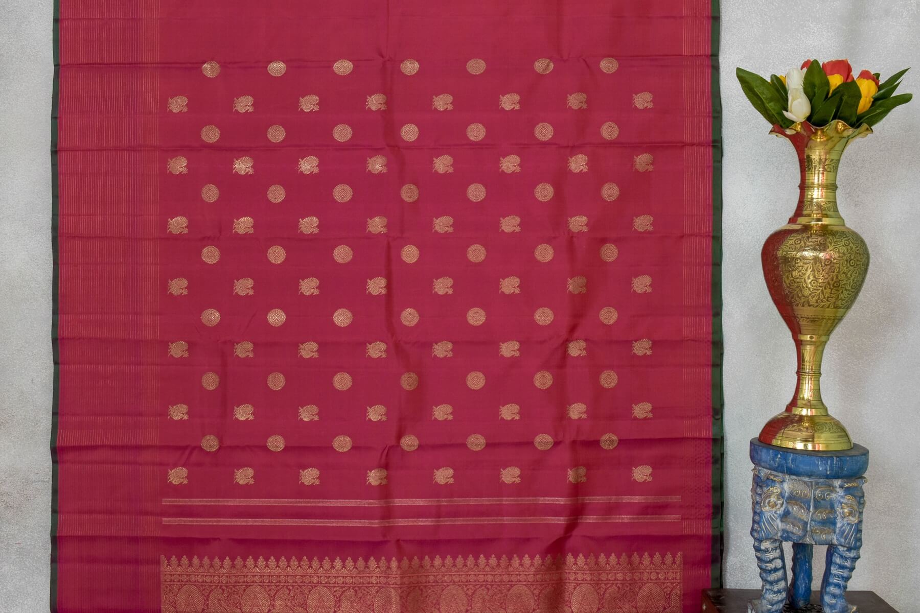 Sita mahalakshmi Kanjivaram silk saree PSSM05SMLRAM240318