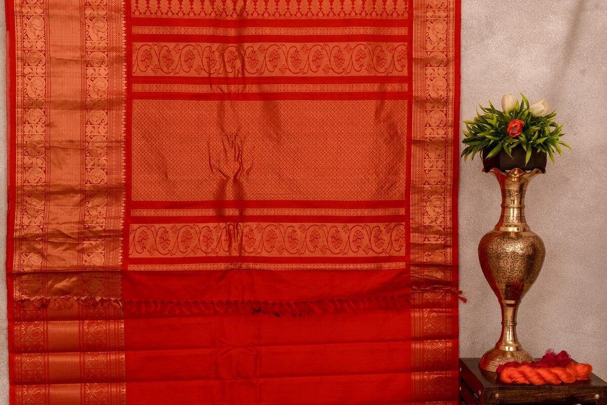 Gadwal silk saree Indo fabric  PSIF060087