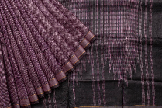 Bhagalpur Tussar Silk Saree by Kalakriti Weaves PSKL340003