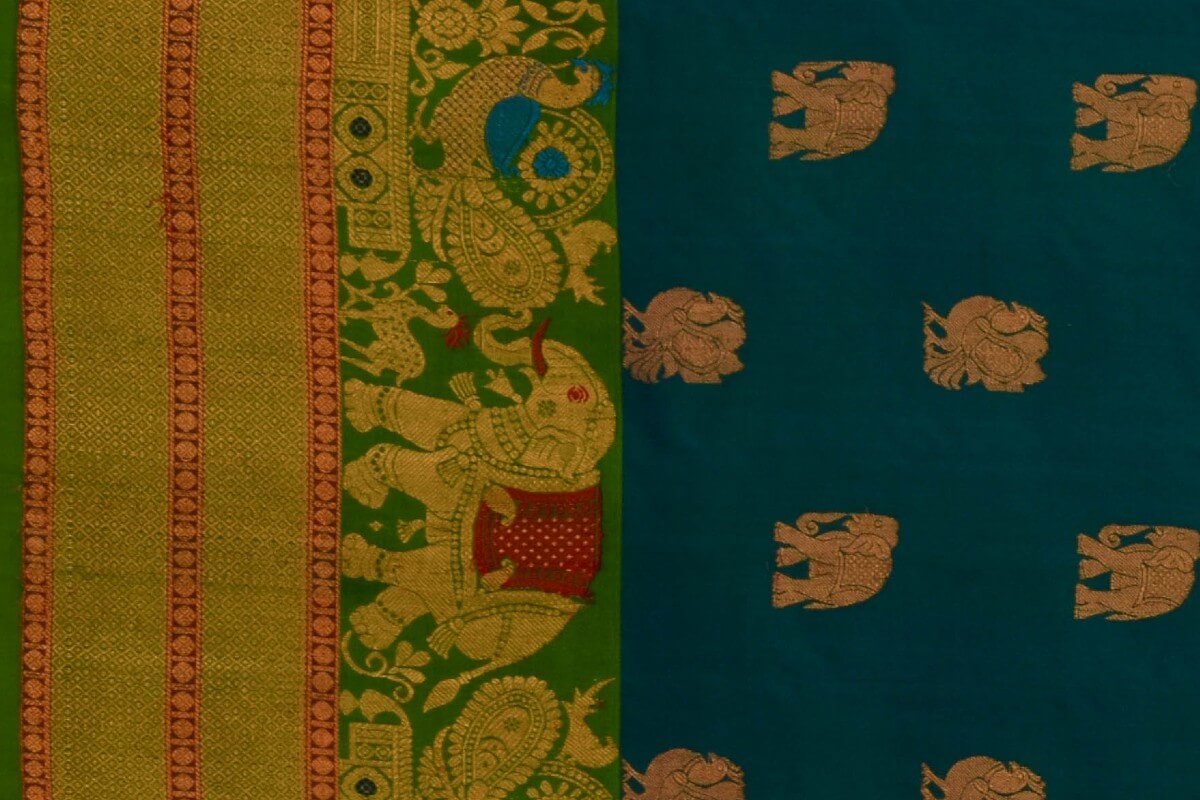 Gadwal silk sarees || Indo fabricPSIF060091