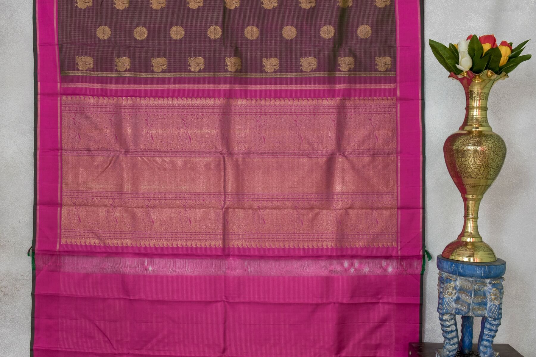 Sita mahalakshmi Kanjivaram silk saree PSSM05SMLRAM240311