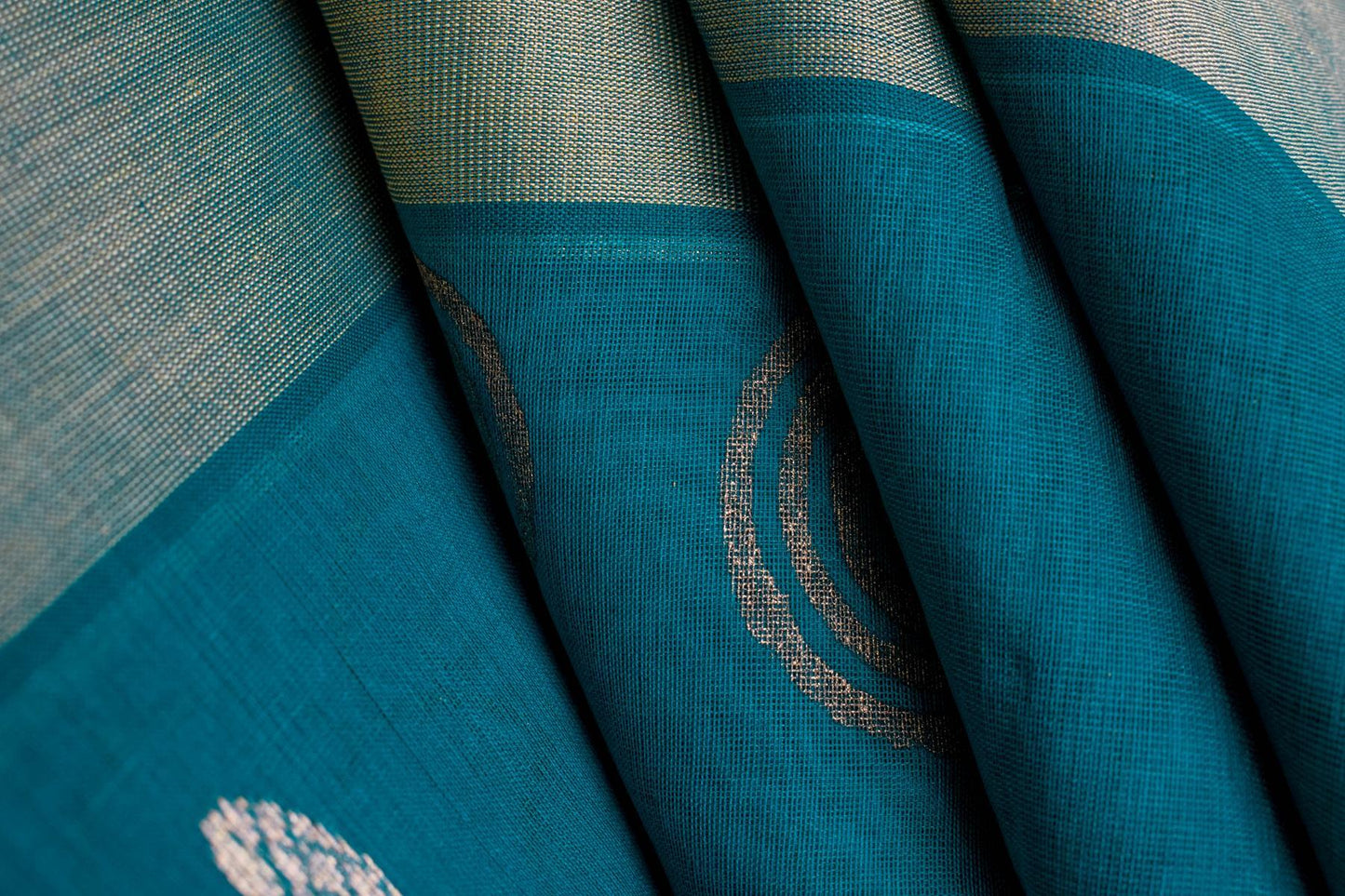 Chanderi Tussar Cotton Saree by Kalakriti Weaves PSKL340015