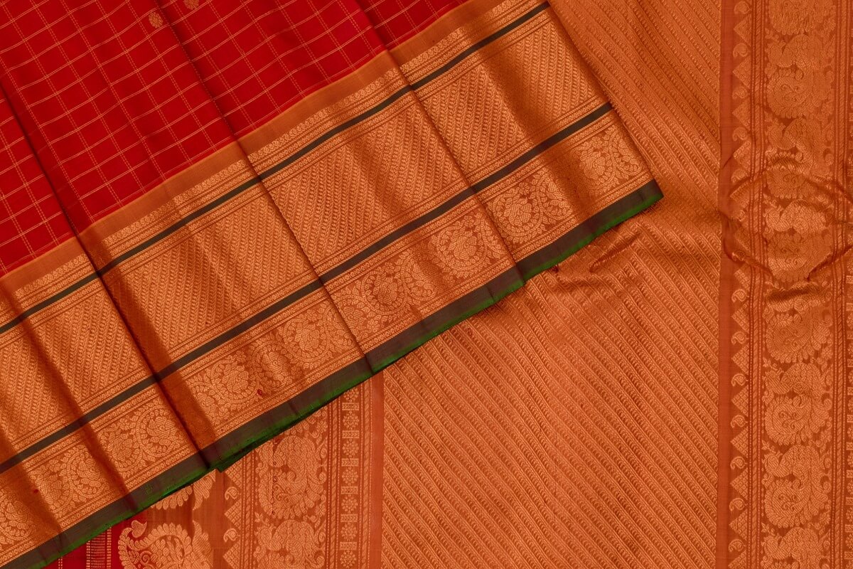 gadwal silk saree Indo fabric PSIF060099