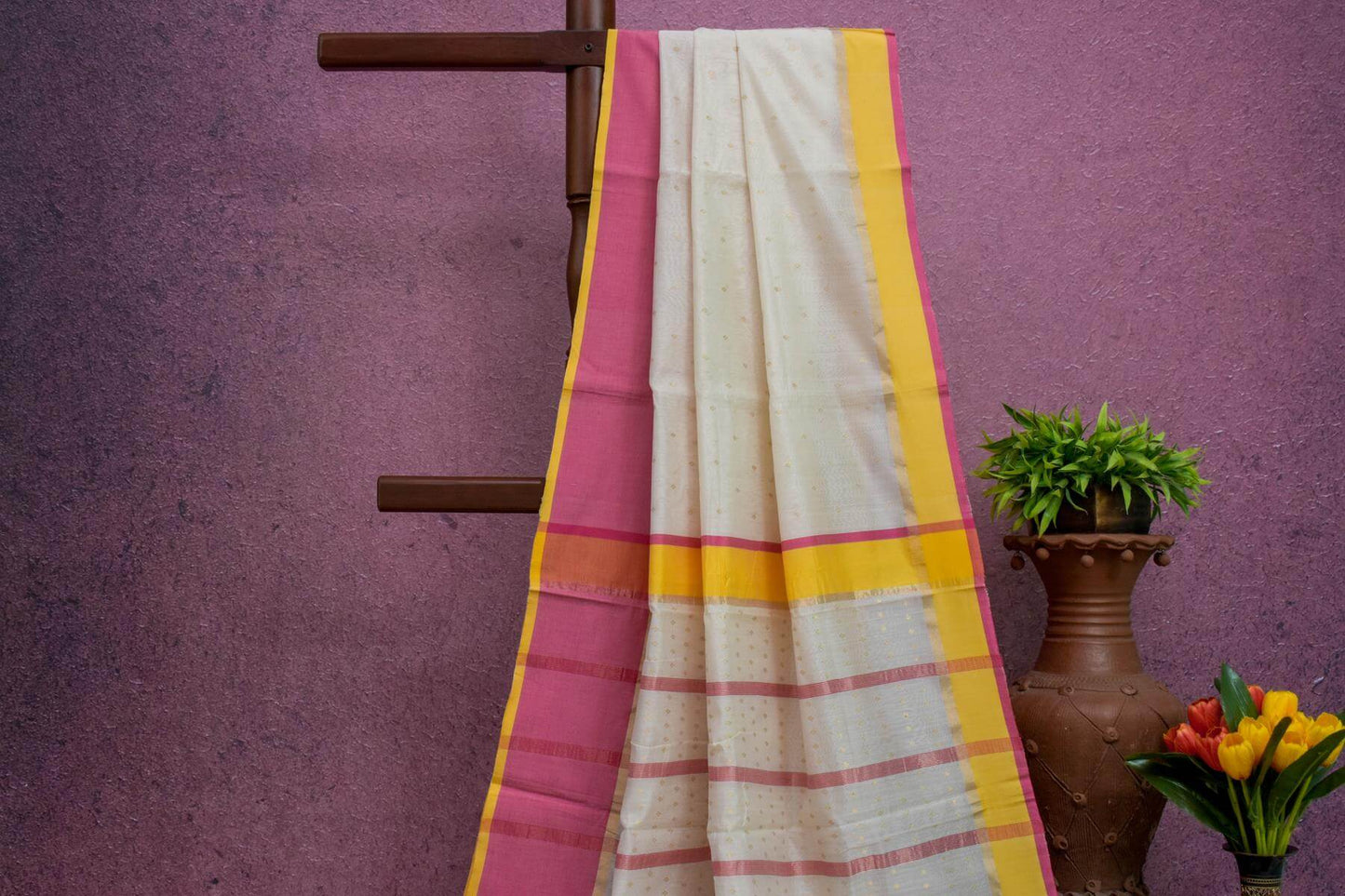 Chanderi Weaves Silk Cotton Saree by Kalakriti Weaves PSKL340021