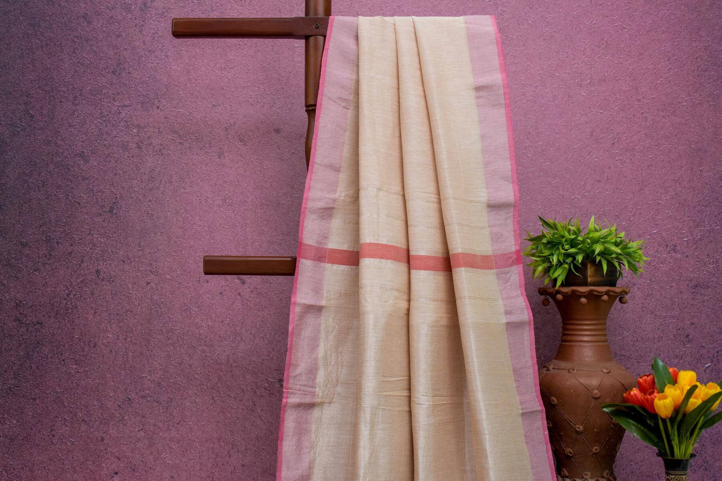 Bhagalpur Tussar Cotton Saree by Kalakriti Weaves PSKL340026