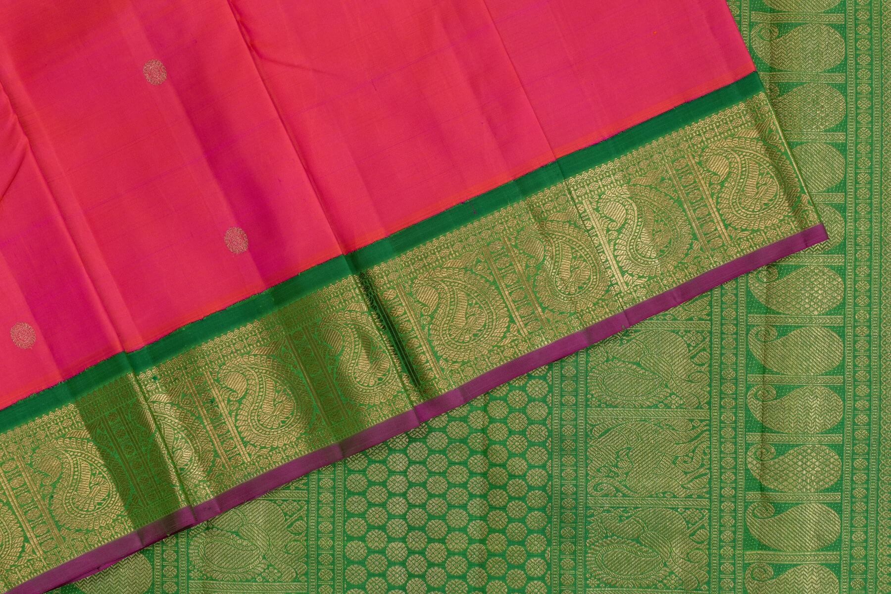 Bridal Kanjivaram silk saree Sita mahalakshmi  PSSM05SMLRAM240321