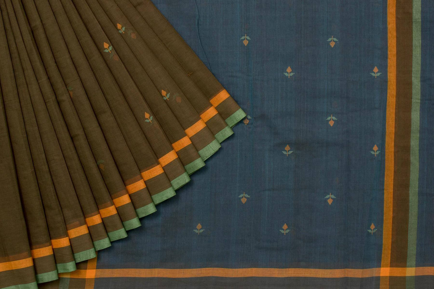 Chettinad Weaves Cotton Saree by Kalakriti Weaves PSKL340018