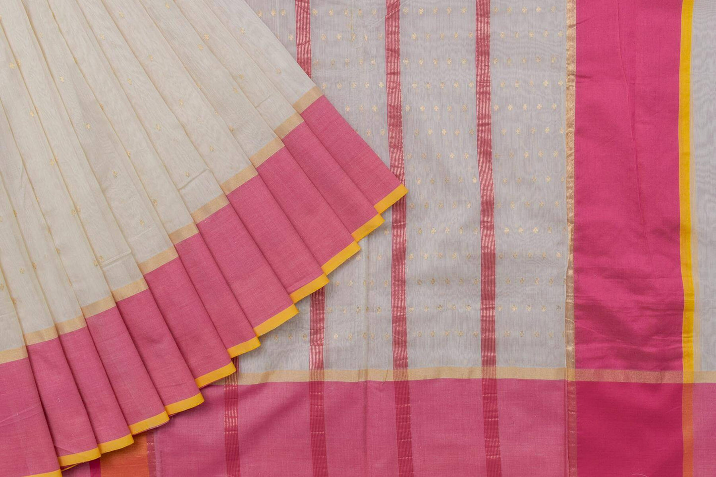 Chanderi Weaves Silk Cotton Saree by Kalakriti Weaves PSKL340021