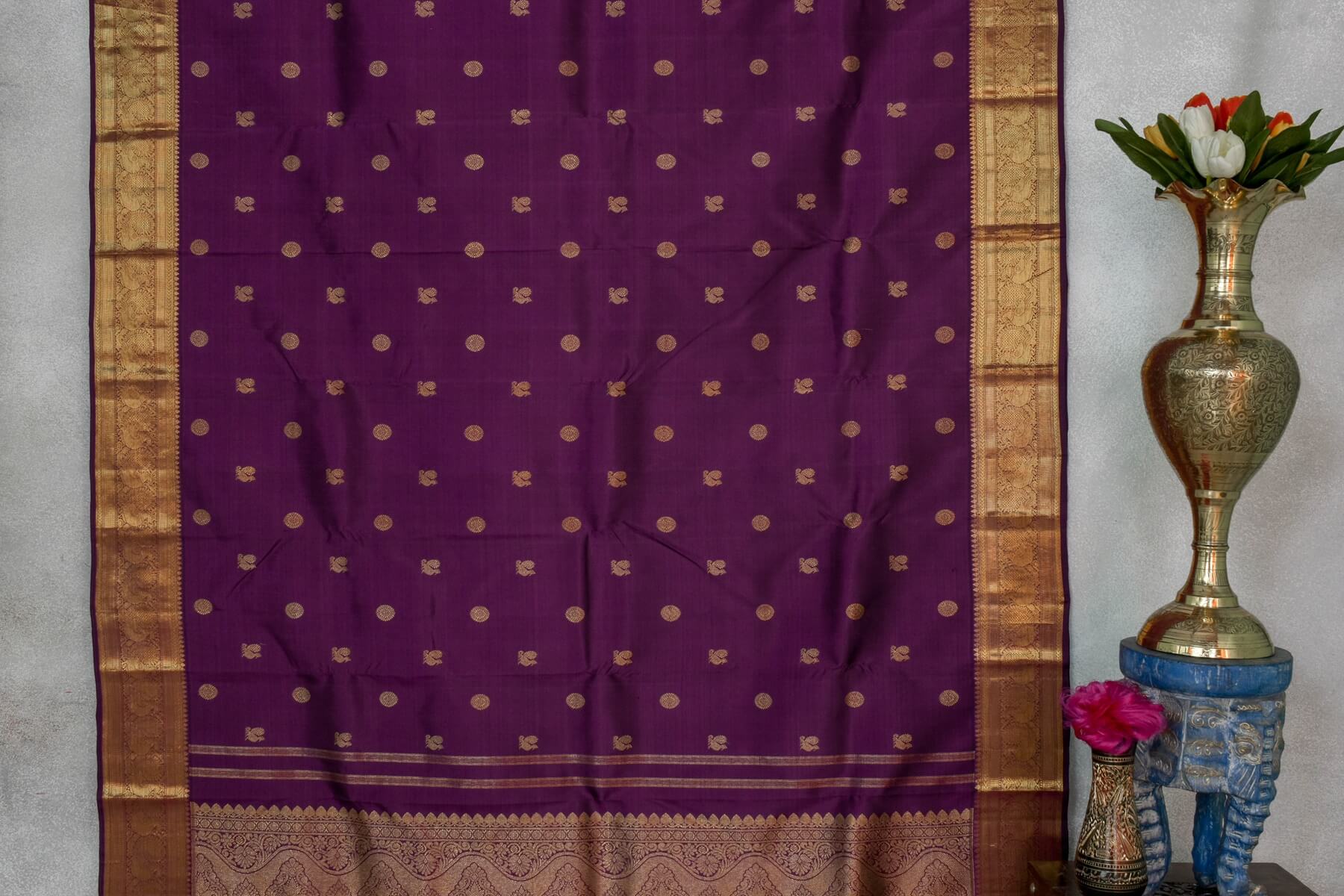 Sita mahalakshmi Kanjivaram silk saree PSSM05SMLRAM240305