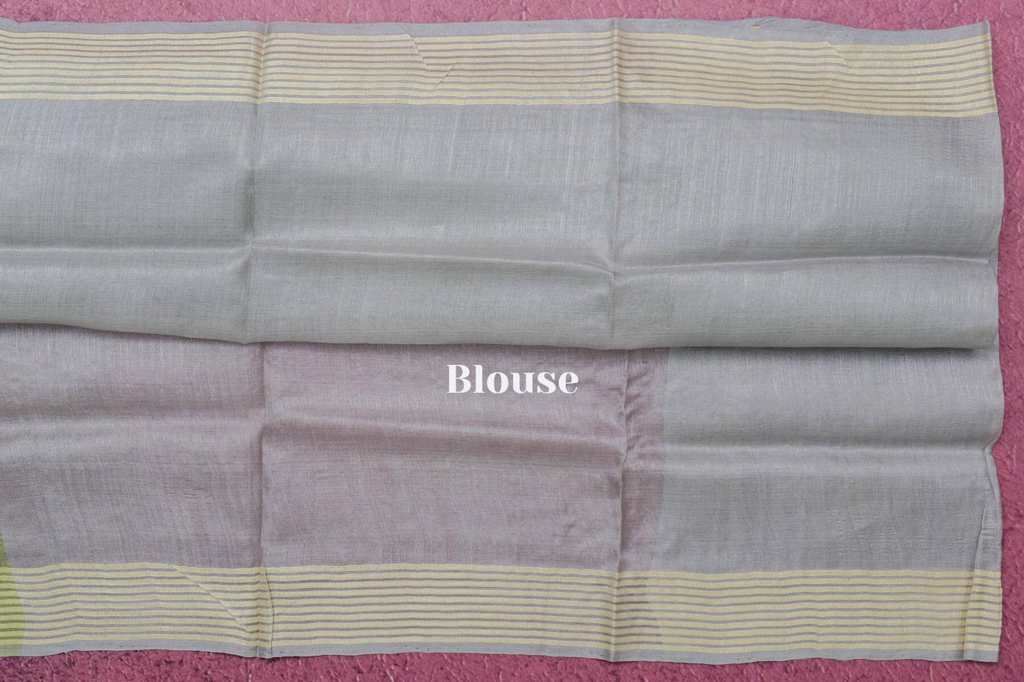 Chanderi Tussar Silk Saree by Kalakriti Weaves PSKL340022