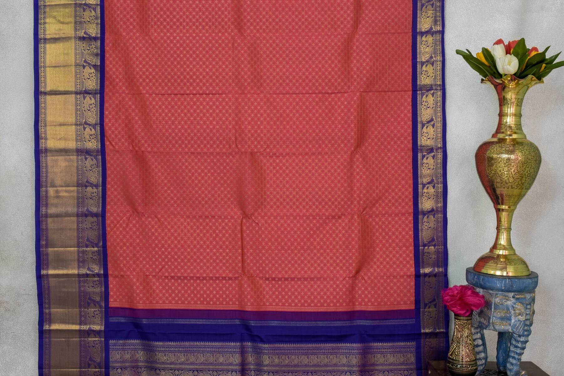 Wedding Pure Kanjivaram silk saree | Sita mahalakshmi PSSM05SMLRAM240313