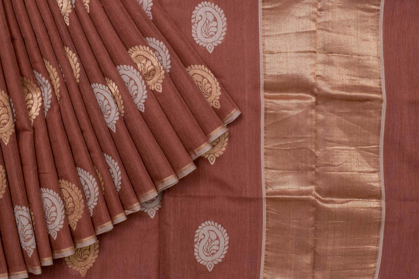 Bhagalpur Tussar Cotton Saree by Kalakriti Weaves PSKL340025