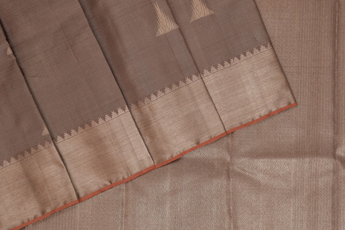 Pure Silver Zari Kanjivaram silk saree PSSM05SMLSEL230609