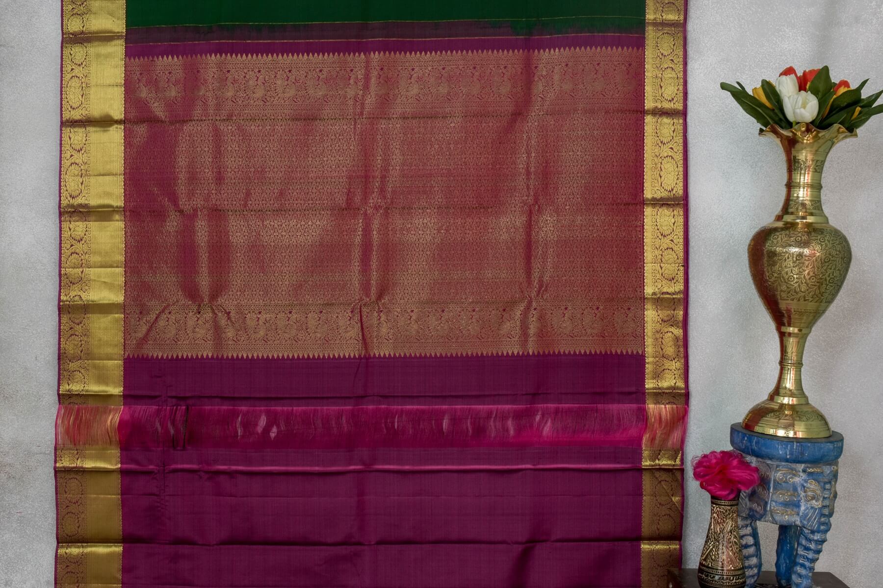 Sita mahalakshmi Kanjivaram silk saree PSSM05SMLRAM240320