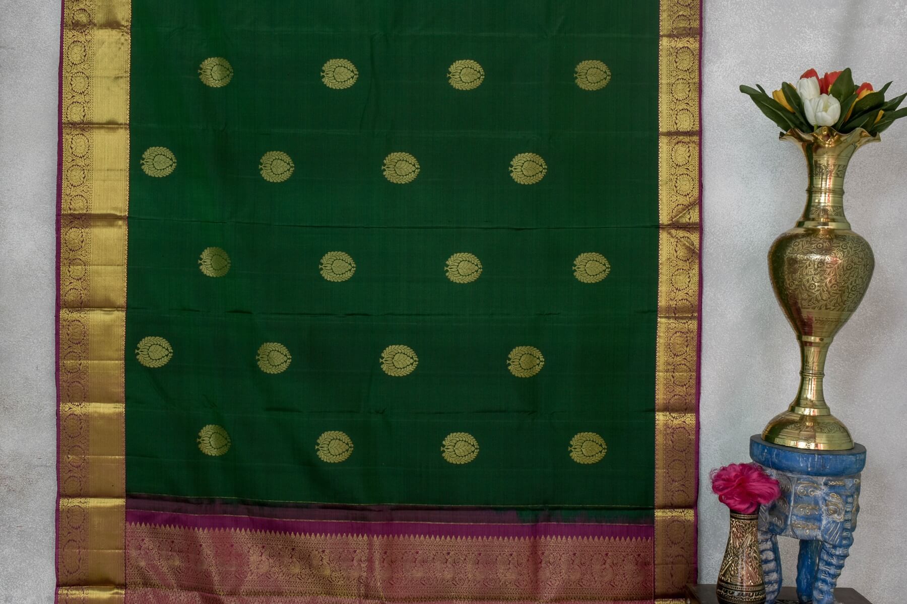 Sita mahalakshmi Kanjivaram silk saree PSSM05SMLRAM240320