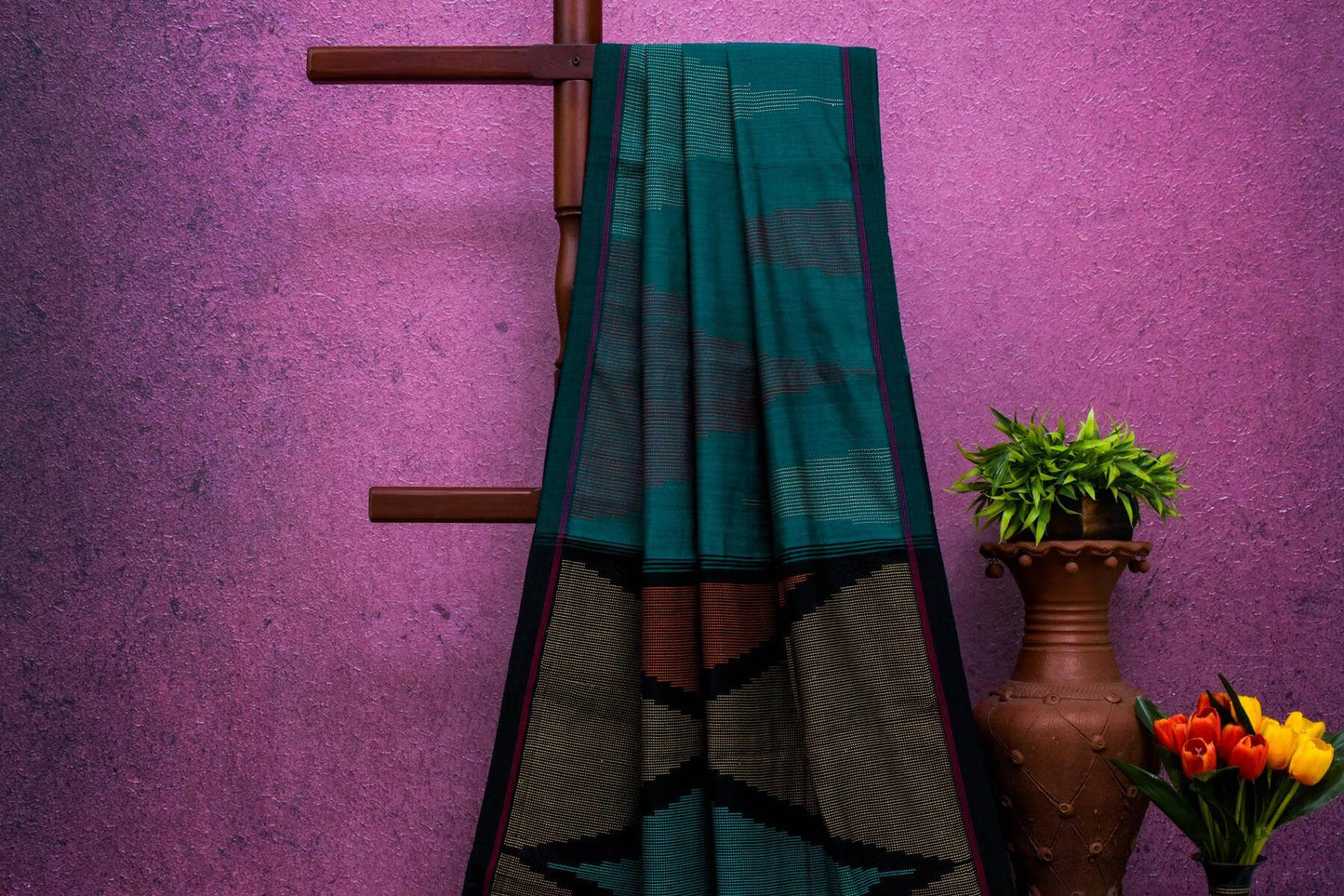 Bhagalpur Tussar Cotton Saree by Kalakriti Weaves PSKL340031