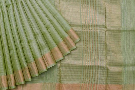 Bhagalpur Tussar Silk Saree by Kalakriti Weaves PSKL340038