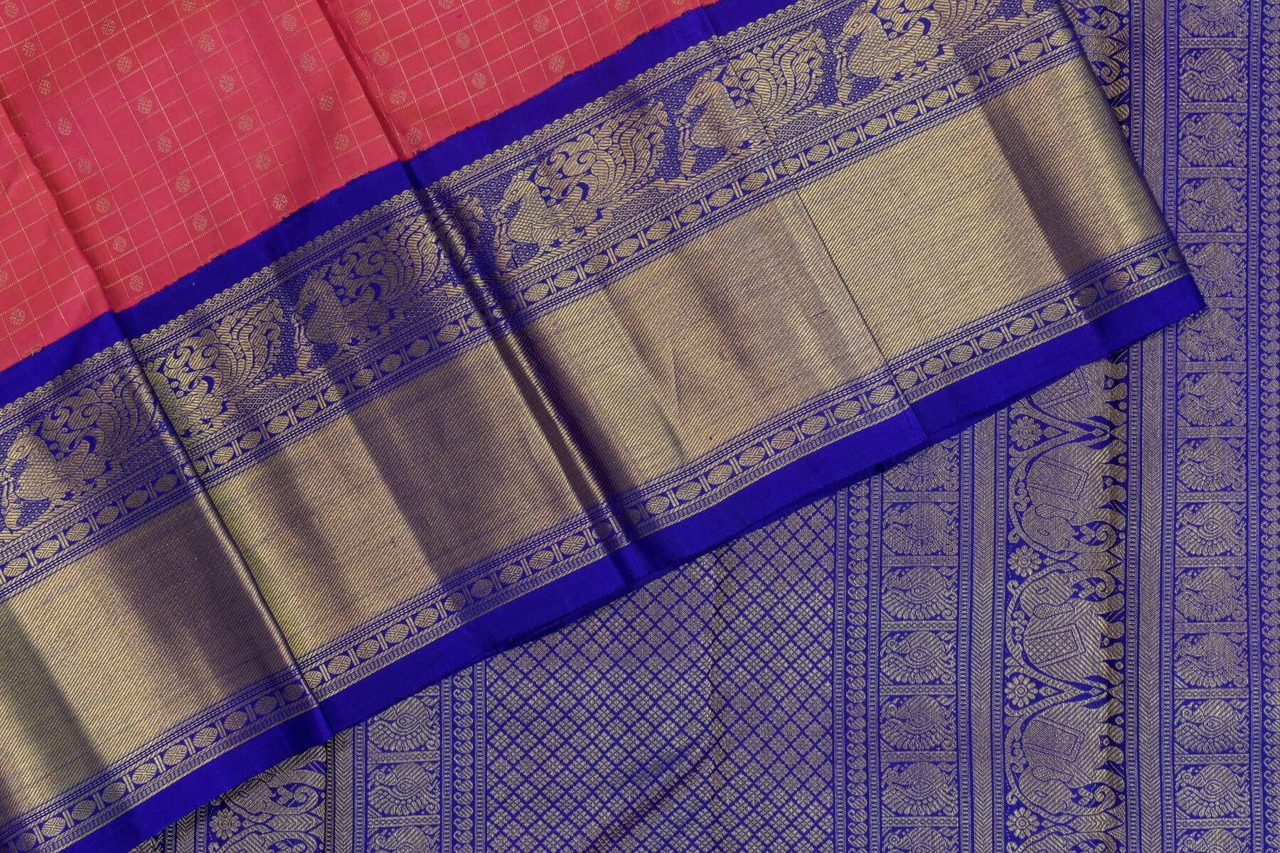 Wedding Pure Kanjivaram silk saree | Sita mahalakshmi PSSM05SMLRAM240313