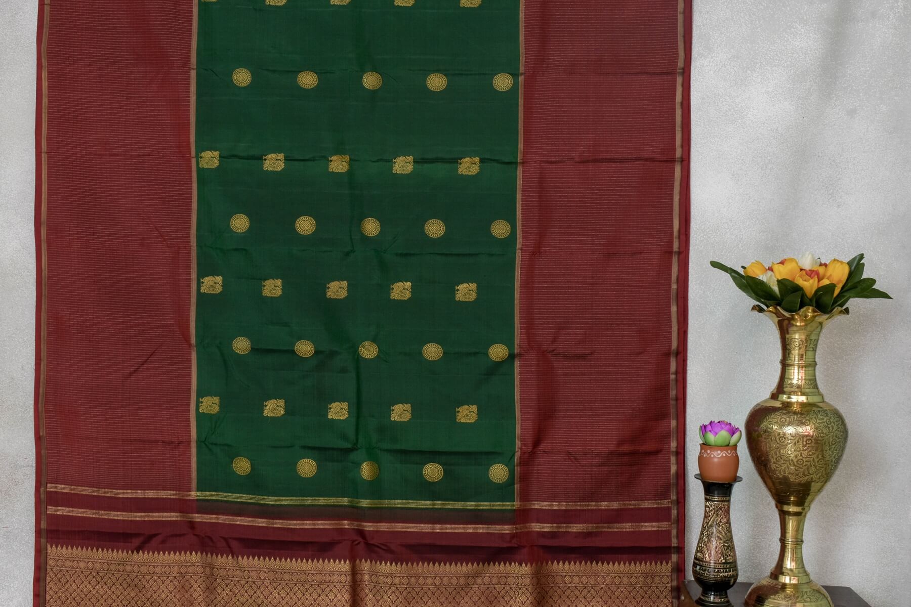 Sita mahalakshmi Kanjivaram silk saree PSSM05SMLRAM240319