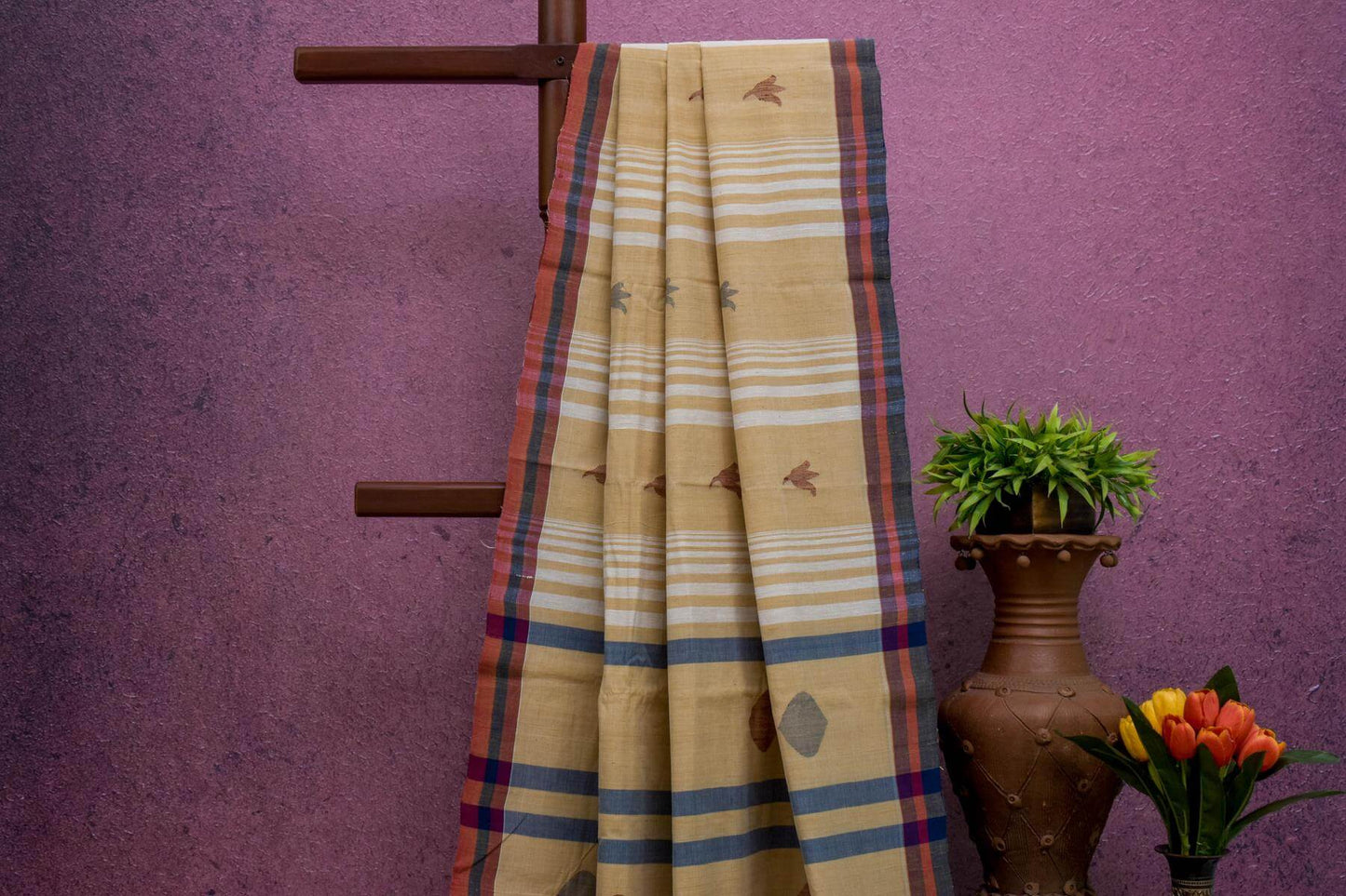 Bhagalpuri Cotton Saree by Kalakriti Weaves PSKL340050