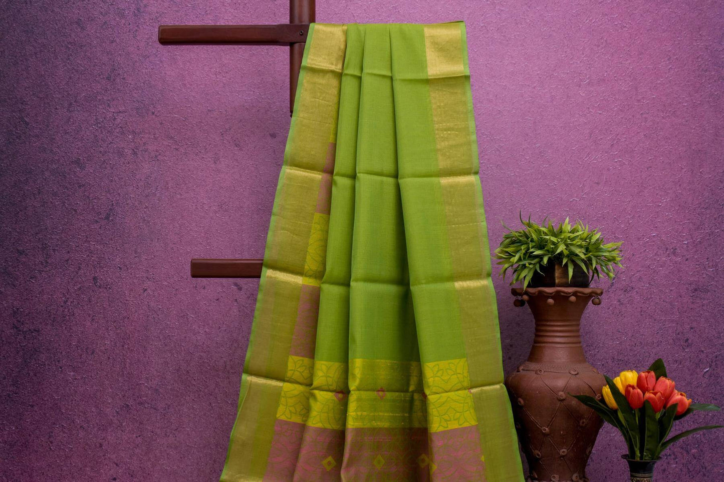 Bhagalpur Silk Cotton Saree by Kalakriti Weaves PSKL340059