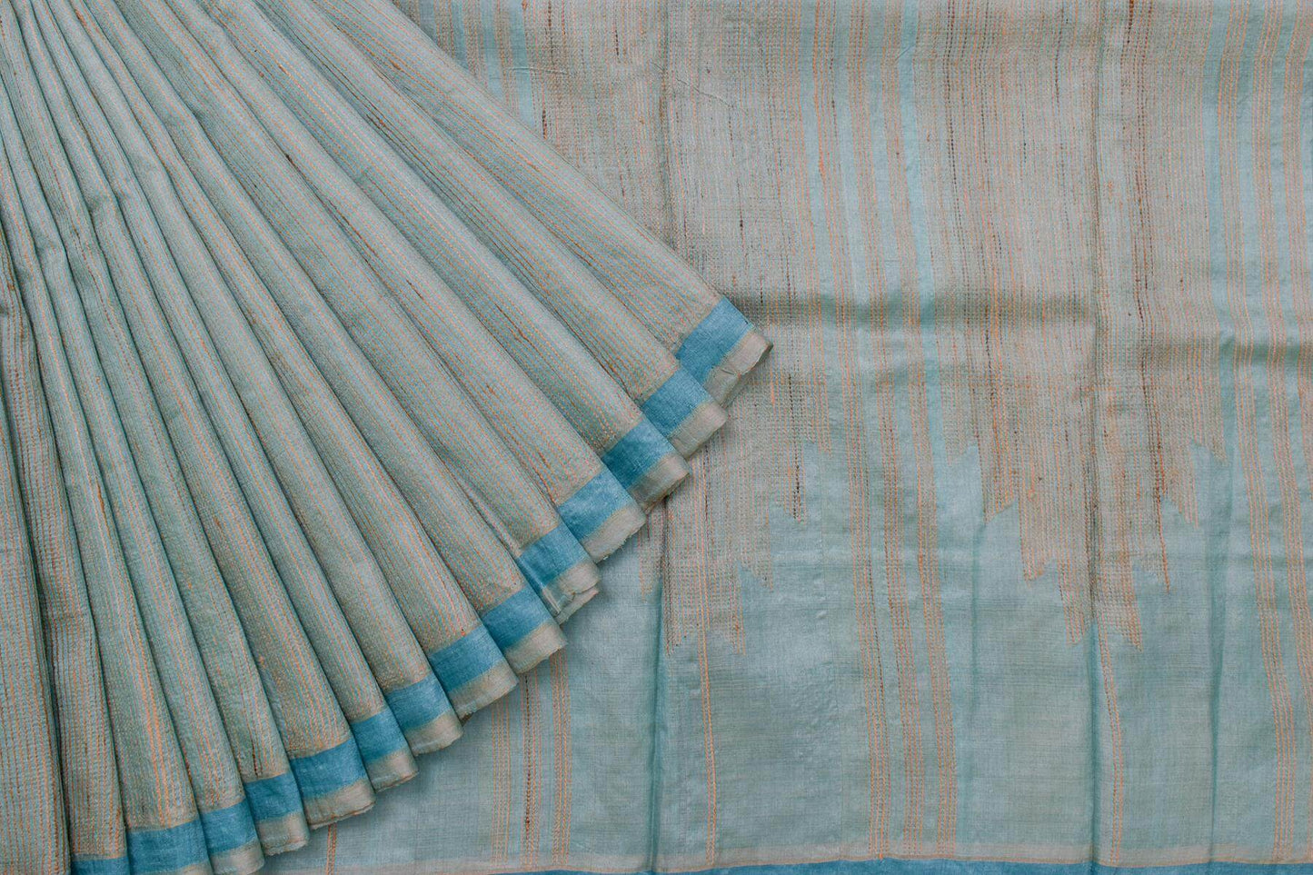 Bhagalpur Tussar Silk Saree by Kalakriti Weaves PSKL340045