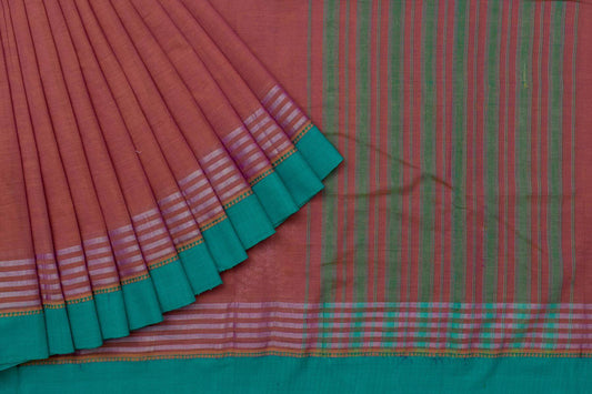 Bhagalpur Cotton Saree by Kalakriti Weaves PSKL340056