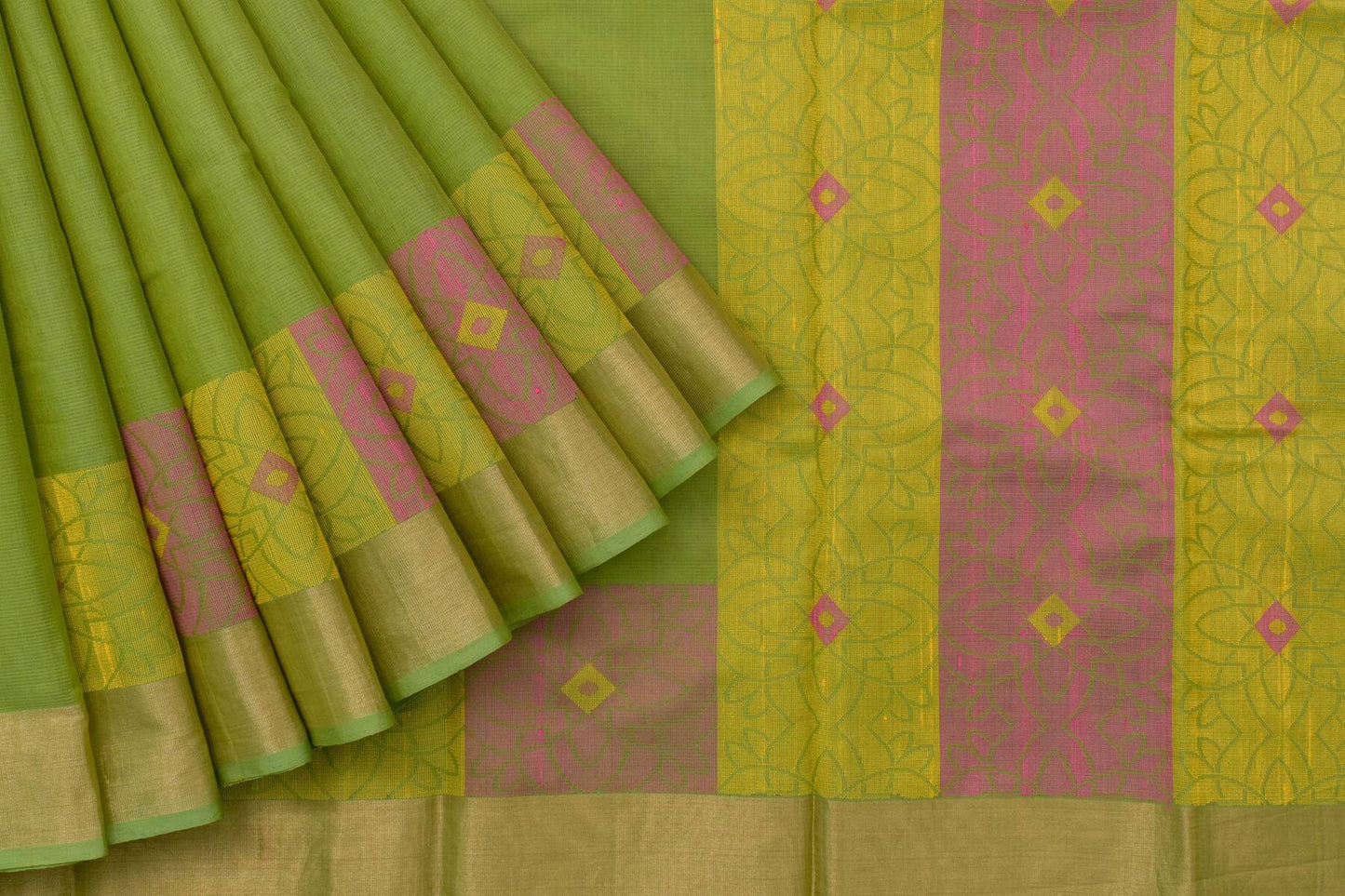 Bhagalpur Silk Cotton Saree by Kalakriti Weaves PSKL340059