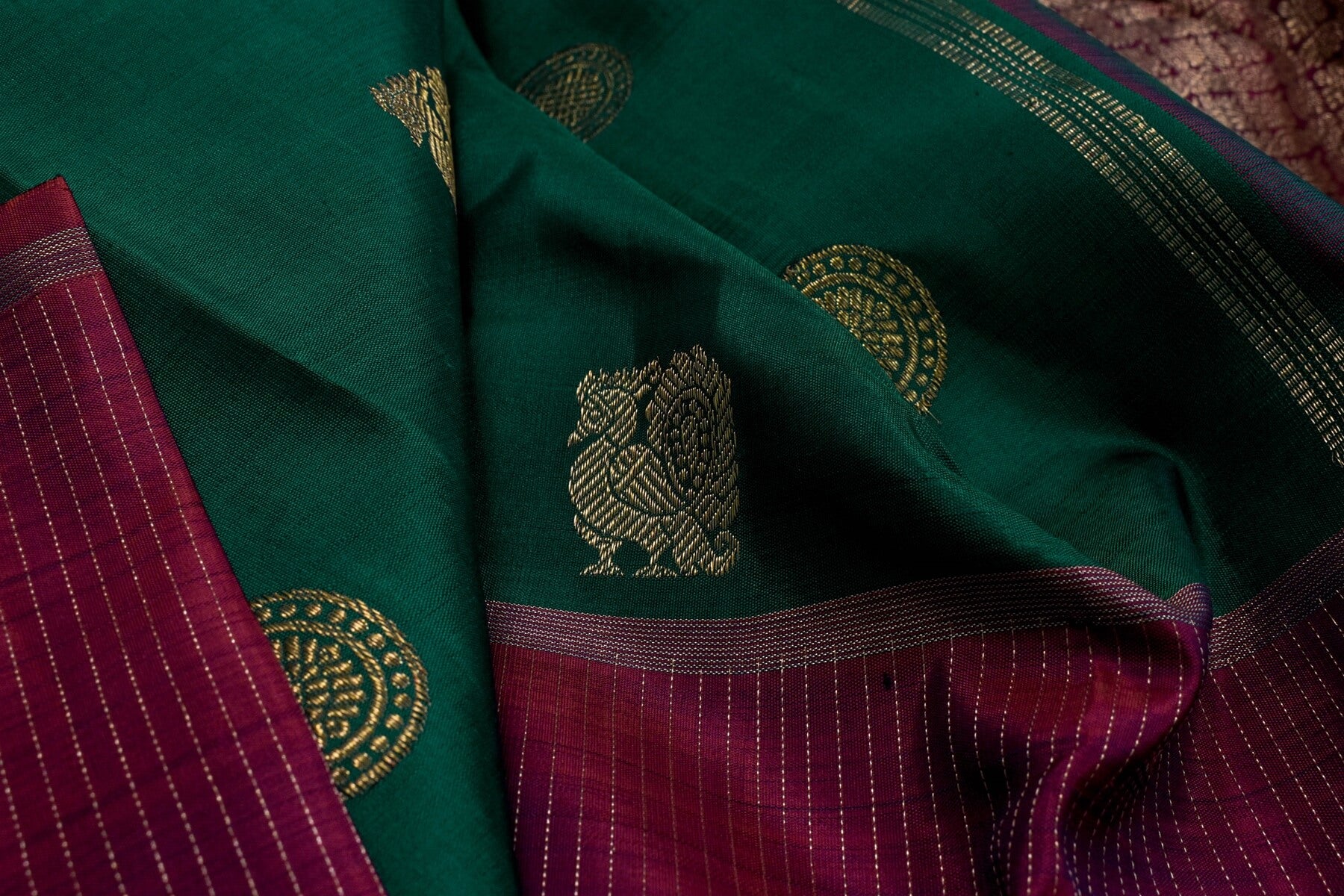 Sita mahalakshmi Kanjivaram silk saree PSSM05SMLRAM240319