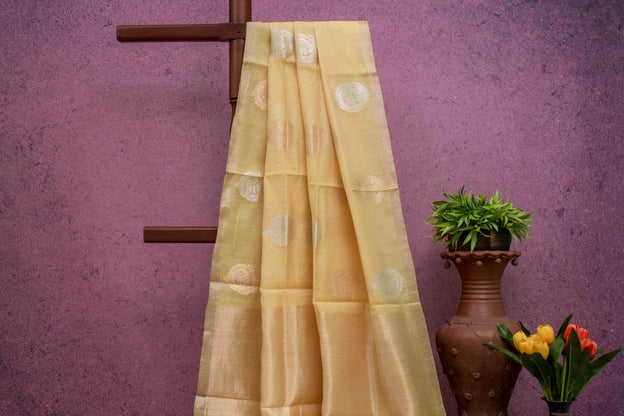 Chanderi Silk Cotton Saree by Kalakriti Weaves PSKL340069