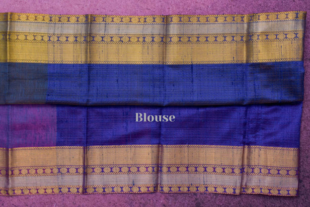 Chanderi Silk Cotton Saree by Kalakriti Weaves PSKL340068